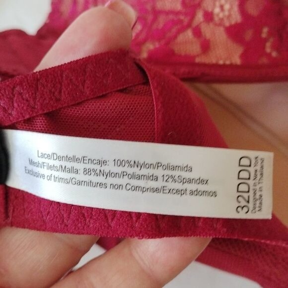 Adore Me Meeni Contour Bra, Tibetan Red, 32DDD - Picture 6 of 8